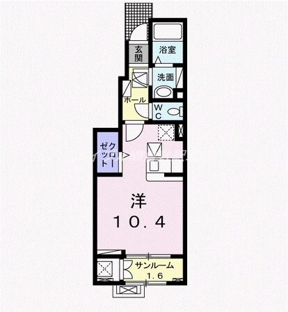 アンビエンテの物件間取画像